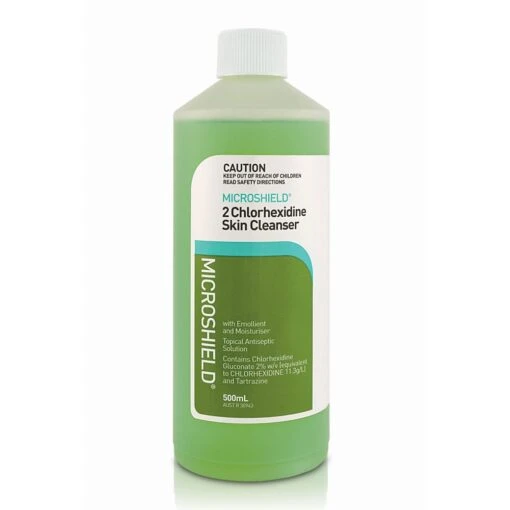 Microshield 2 Chlorhexidine Skin Cleanser 500ml