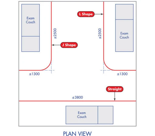 L Shape Curtain Track & Fittings - Image 2