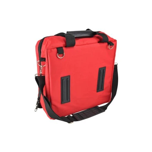 Red Bag With Shoulder Strap Empty - Image 2
