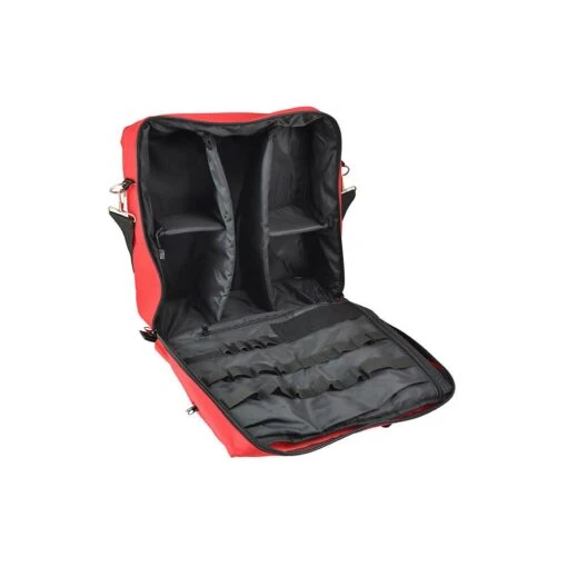 Red Bag With Shoulder Strap Empty - Image 3