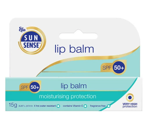 Ego Sunsense Lip Balm 50+ 4hr Water Resistant 15g - Image 2