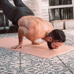 BAHE Essential Yoga Mat Alignment [Bellini] -Rocktape Shop 64003360 ptp bahe essen yoga mat align bellini 4