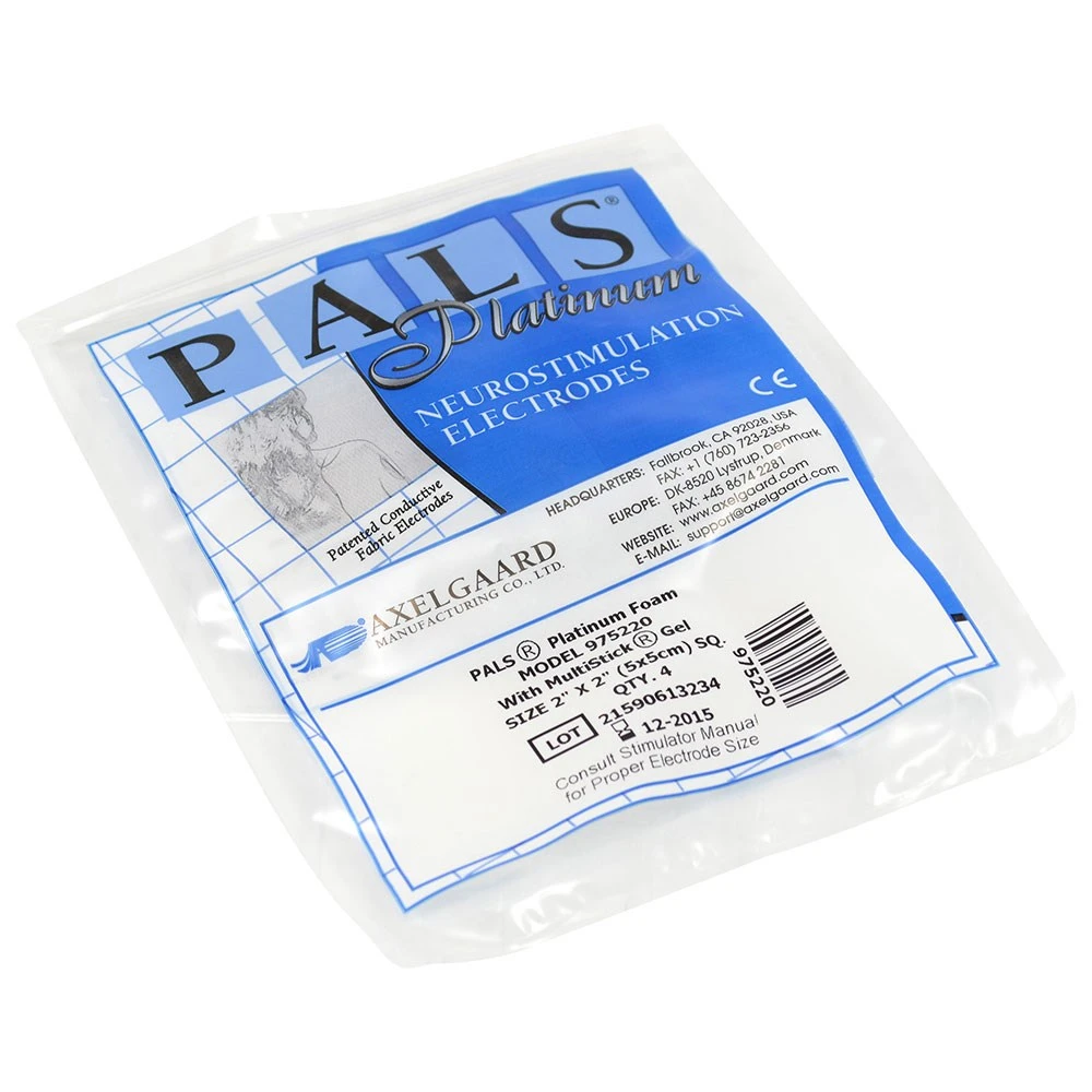 Pals Platinum Foam Electrodes 5 X 5cm Square (4) 2 Pals Platinum Foam Electrodes 5 X 5cm Square (4) - Image 2