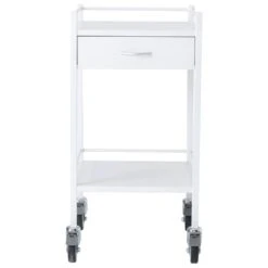 Pacific Medical Powder Coated Trolley [One Drawer] -Rocktape Shop PCT01 powder coated steel trolley single drawer 4