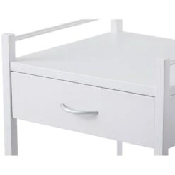 Pacific Medical Powder Coated Trolley [One Drawer] -Rocktape Shop PCT01 powder coated steel trolley single drawer 5
