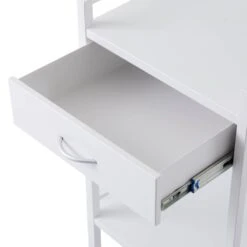 Pacific Medical Powder Coated Trolley [One Drawer] -Rocktape Shop PCT01 powder coated steel trolley single drawer 6