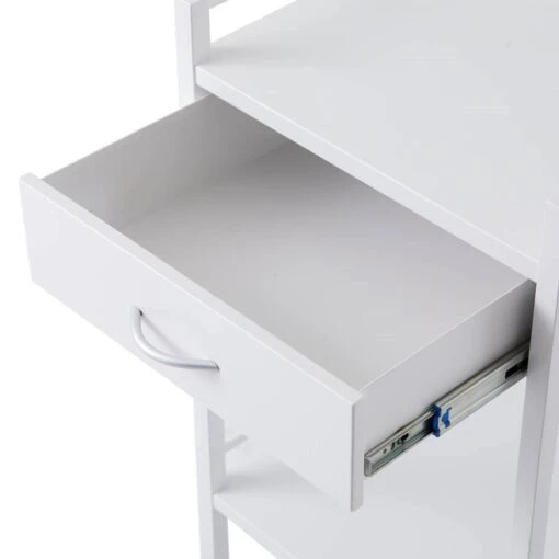 Pacific Medical Powder Coated Trolley [One Drawer] - Image 6