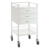Pacific Medical Powder Coated Trolley [Three Drawers]