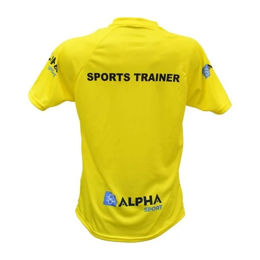 QRL Sports Trainer Shirt Yellow - Image 2